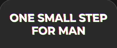 Glitch caption style